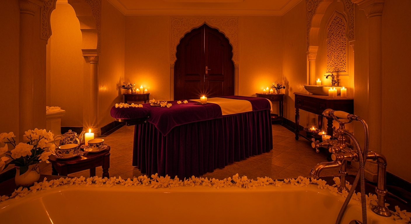Spa entrance